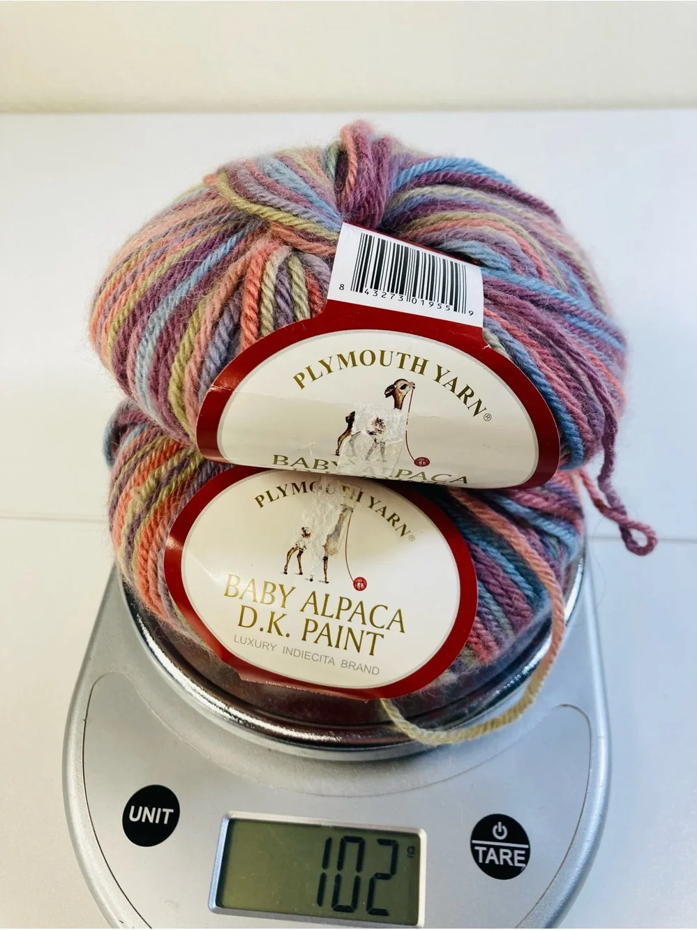 2 NWT Plymouth Yarn Baby Alpaca D.K. Paint Luxury Indiecita Brand Made in Peru